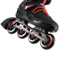 ŁYŻWOROLKI NILS EXTREME NA14124 CZARNE ROZM. 45 - 2172472