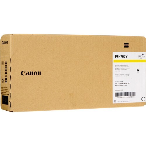 Canon PFI-707Y nabój z tuszem Oryginalny Żółty - 2346105