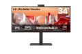 LG 34BA85QE-B monitor komputerowy 86,4 cm (34") 3440 x 1440 px Wide Quad HD LCD Czarny - 2346298