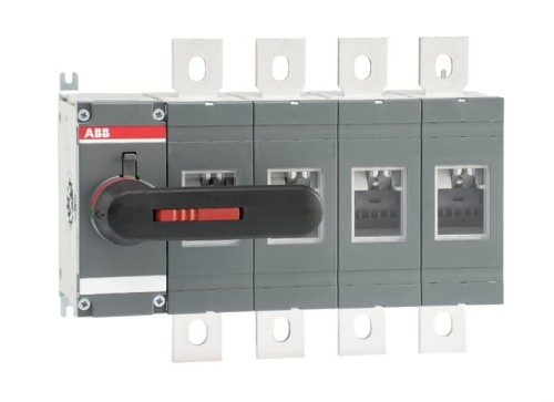 ABB OT630E04K Przełącznik obrotowy 4P Czarny - 2415908