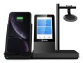 Yealink WH66 Mono UC Zestaw słuchawkowy Bezprzewodowy Opaska na głowę Biuro/centrum telefoniczne USB Typu-A Bluetooth Podstawka do ładowania Czarny - 2374743