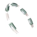Hula Hop HMS HHM15 z magnesem i obciążeniem zielony + licznik - 1498681