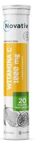 Novativ Witamina C 1000 mg., 20tabl. - 2342827