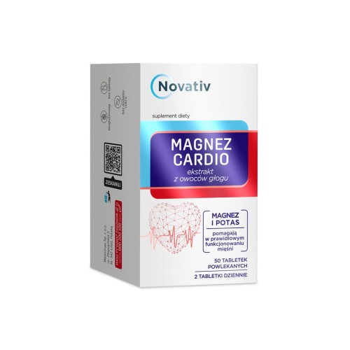 Novativ Magnez Cardio 50tabl. powlekanych - 2327846