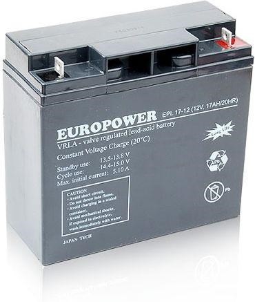 Akumulator AGM EUROPOWER serii EPL 12V 17Ah - 2328820