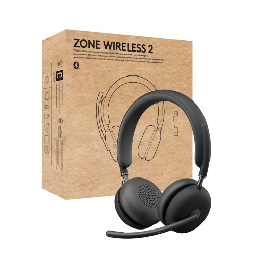 Słuchawki bezprzewodowe ZONE WIRELESS 2 UC/GRAPHITE UC - 2.4GHz/BT EMEA-914 - 2372692