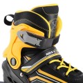 Łyżworolki NILS Extreme NH18190 2w1 czarno-pomarańczowe rozm. M (34-38) z wymienną płozą hokejową - 2196362