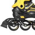 Łyżworolki NILS Extreme NH18190 2w1 czarno-pomarańczowe rozm. M (34-38) z wymienną płozą hokejową - 2196359