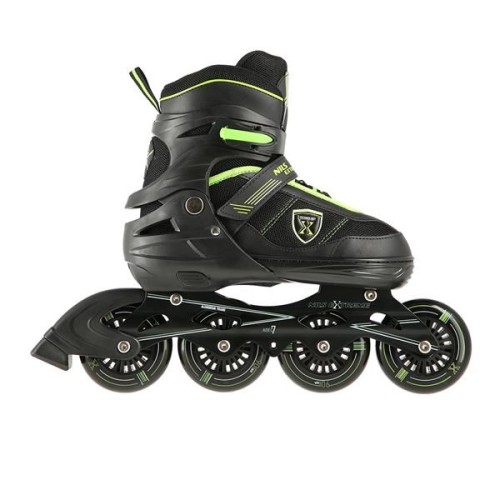 Łyżworolki NILS Extreme NA19088 czarno-zielone rozm. L (39-42) - 2172844