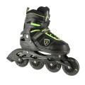 Łyżworolki NILS Extreme NA19088 czarno-zielone rozm. L (39-42) - 2172846