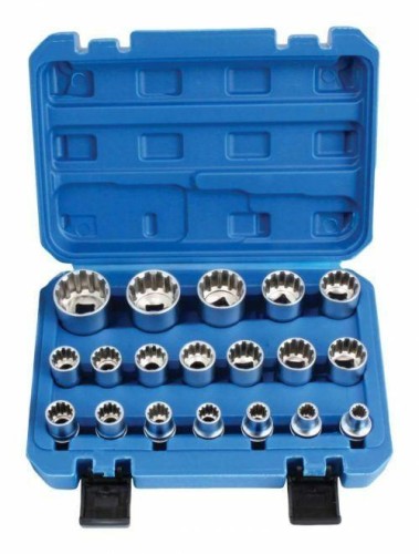SATRA ZESTAW NASADEK 12-KĄT. VARIO-PLUS 1/2" 19szt. - 2236000