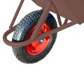 AWTOOLS TACZKA BUDOWLANA 85L/1,5mm BRĄZ+OSŁONA KOŁA - 2155589