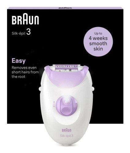 Braun Silk-épil 3 3-000 20 pęset(y) Fioletowy, Biały - 2084738