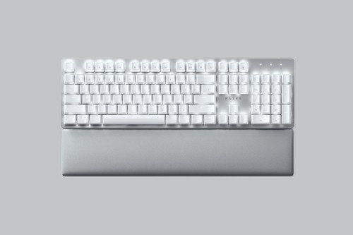 Razer Pro Type Ultra klawiatura Biuro USB + RF Wireless + Bluetooth QWERTY US English Srebrny, Biały - 1887978