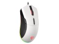 Mysz przewodowa Genesis Krypton 290 optyczna gamingowa 6400DPI biała RGB - 2417899
