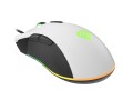 Mysz przewodowa Genesis Krypton 290 optyczna gamingowa 6400DPI biała RGB - 1029743
