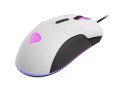 Mysz przewodowa Genesis Krypton 290 optyczna gamingowa 6400DPI biała RGB - 2417892