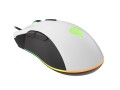 Mysz przewodowa Genesis Krypton 290 optyczna gamingowa 6400DPI biała RGB - 2417891
