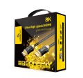Gembird CCBP-HDMI8K-AOC-5M kabel HDMI HDMI Typu A (Standard) Czarny, Złoto - 2418252
