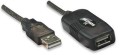 Kabel USB 2.0 przedłużacz aktywny USB-A na USB-A M/F 10m - 2418261