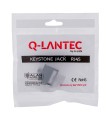 Q-LANTEC Moduł keystone RJ45 beznarzędziowy UTP kat.6 - 2418282