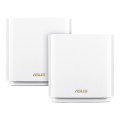 ASUS ZenWiFi AX XT8 (W-2-PK) router bezprzewodowy Gigabit Ethernet Tri-band (2.4 GHz/5 GHz/5 GHz) Biały - 1734507