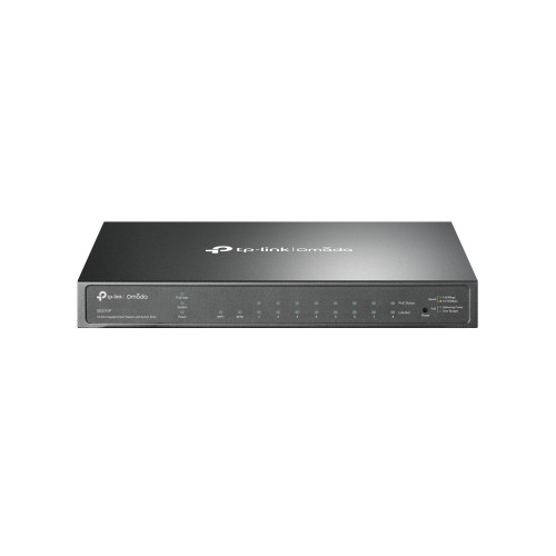 TP-Link Omada SG2210P łącza sieciowe Zarządzany L2/L2+ Gigabit Ethernet (10/100/1000) Obsługa PoE Czarny - 1889876