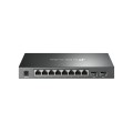 TP-Link Omada SG2210P łącza sieciowe Zarządzany L2/L2+ Gigabit Ethernet (10/100/1000) Obsługa PoE Czarny - 1889875