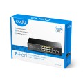 Cudy FS1010P łącza sieciowe Fast Ethernet (10/100) Obsługa PoE Czarny - 2418448
