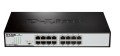 D-Link DGS-1016D/E łącza sieciowe Nie zarządzany Czarny, Metaliczny - 743305
