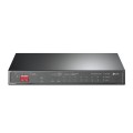 TP-Link TL-SG1210MP łącza sieciowe Nie zarządzany Gigabit Ethernet (10/100/1000) Obsługa PoE Czarny - 1175340