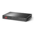TP-Link TL-SG1210MP łącza sieciowe Nie zarządzany Gigabit Ethernet (10/100/1000) Obsługa PoE Czarny - 1175341