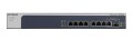 NETGEAR XS508M Nie zarządzany 10G Ethernet (100/1000/10000) Szary, Srebrny - 2418468