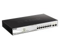D-Link DGS-1210-10MP Zarządzany L2 Gigabit Ethernet (10/100/1000) Obsługa PoE Czarny, Szary - 1742035