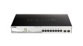 D-Link DGS-1210-10MP Zarządzany L2 Gigabit Ethernet (10/100/1000) Obsługa PoE Czarny, Szary - 744543