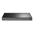 TP-Link Omada SG3452P łącza sieciowe Zarządzany L2/L3 Gigabit Ethernet (10/100/1000) Obsługa PoE 1U Czarny - 942018