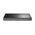 TP-Link Omada SG3452P łącza sieciowe Zarządzany L2/L3 Gigabit Ethernet (10/100/1000) Obsługa PoE 1U Czarny - 1813418
