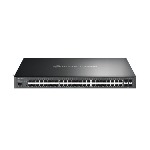TP-Link Omada SG3452P łącza sieciowe Zarządzany L2/L3 Gigabit Ethernet (10/100/1000) Obsługa PoE 1U Czarny - 2418492