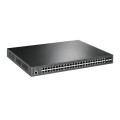 TP-Link Omada SG3452P łącza sieciowe Zarządzany L2/L3 Gigabit Ethernet (10/100/1000) Obsługa PoE 1U Czarny - 1765382