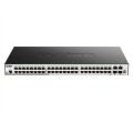 D-Link DGS-1510-52X łącza sieciowe Zarządzany L3 Gigabit Ethernet (10/100/1000) 1U Czarny - 1889951
