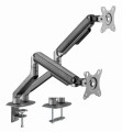 Gembird MA-DA2-05 uchwyt / stojak do monitorów 81,3 cm (32") Szary Biurko - 1736029