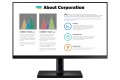 Samsung F24T450FQR monitor komputerowy 61 cm (24") 1920 x 1080 px Full HD Czarny - 920695