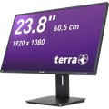 Wortmann AG TERRA 3030206 LED display 60,5 cm (23.8") 1920 x 1080 px Full HD Czarny - 2145531