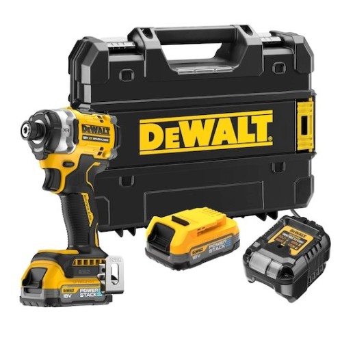 DEWALT.ZAKRĘTARKA UDAR.18V DCF860E2T 208Nm 2x1,7Ah POWERSTACK TSTAK - 2420218