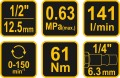 Yato klucz pneumatyczny kątowy 1/2" - 2316851
