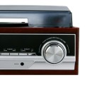 Camry Premium CR1113 Gramofon z napędem pasowym Czarny, Chrom, Drewno Pół-automatyczny - 2421149