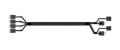 Intel A2U4PSWCXCXK2 kabel SAS 0,875 m Czarny - 2421175