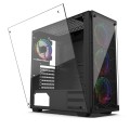 Krux LEDA ATX Wieża Czarny - 772336