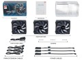 Seasonic MagFlow 3-Fan Kit Obudowa komputera Wentylator 12 cm Czarny 3 szt. - 2421508