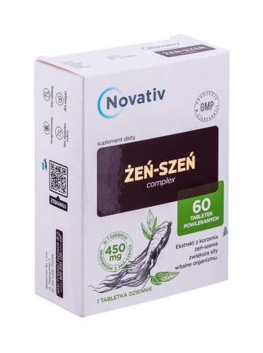 Novativ Żeń-szeń Complex 60tabl. - 2194485